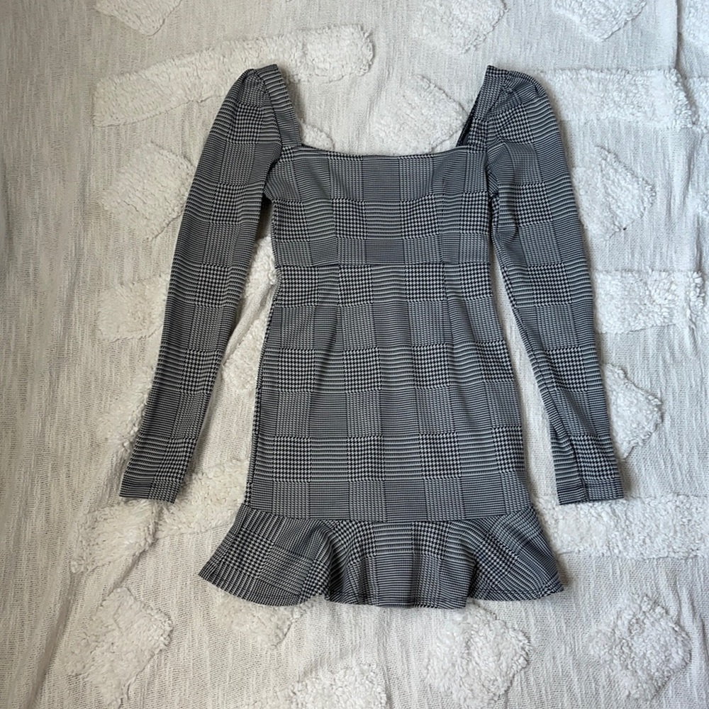 Forever 21 Square Neck Plaid Dress